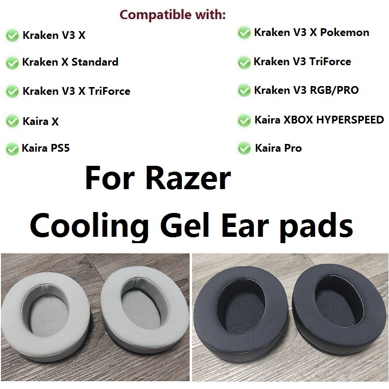 Wellness X - Cooling Gel ear pads For Razer