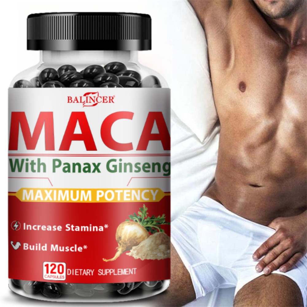 Maca Root Capsules with Ginsen - Valerian Root Capsule recension och pris