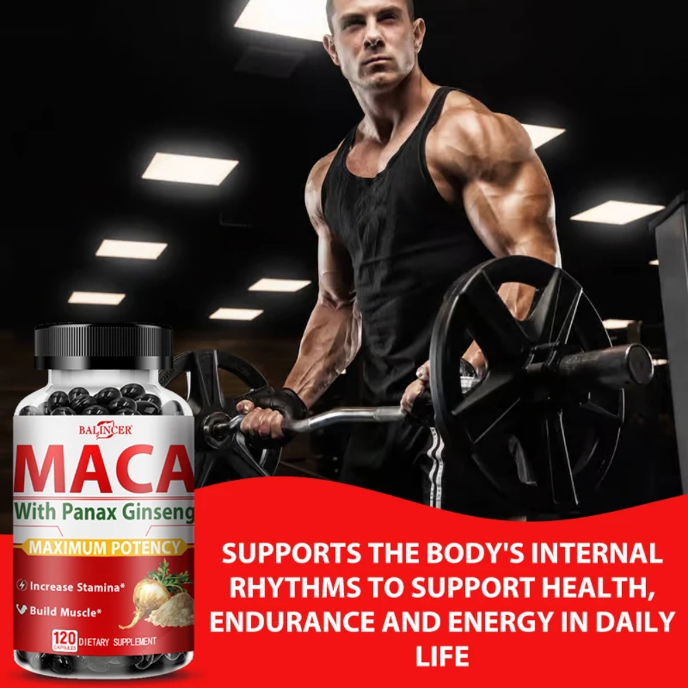 Maca Root Capsules with Ginsen - Valerian Root Capsule recension och pris
