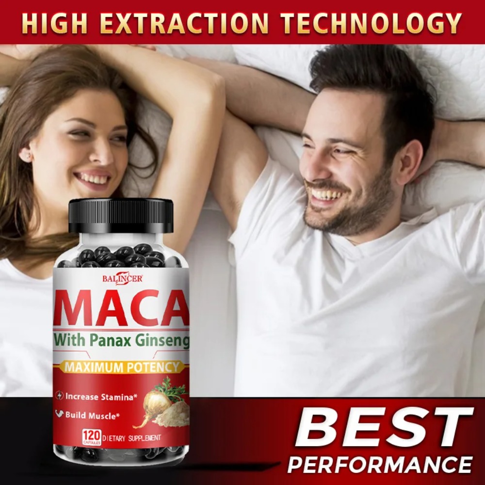 Maca Root Capsules with Ginsen - Valerian Root Capsule recension och pris