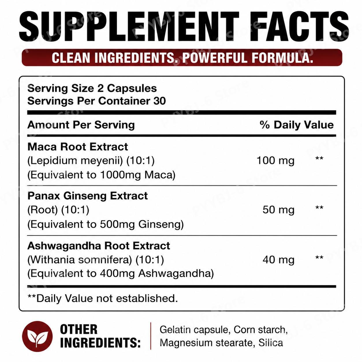 Googeer Maca Capsules with Mac - Valerian Root Capsule recension och pris