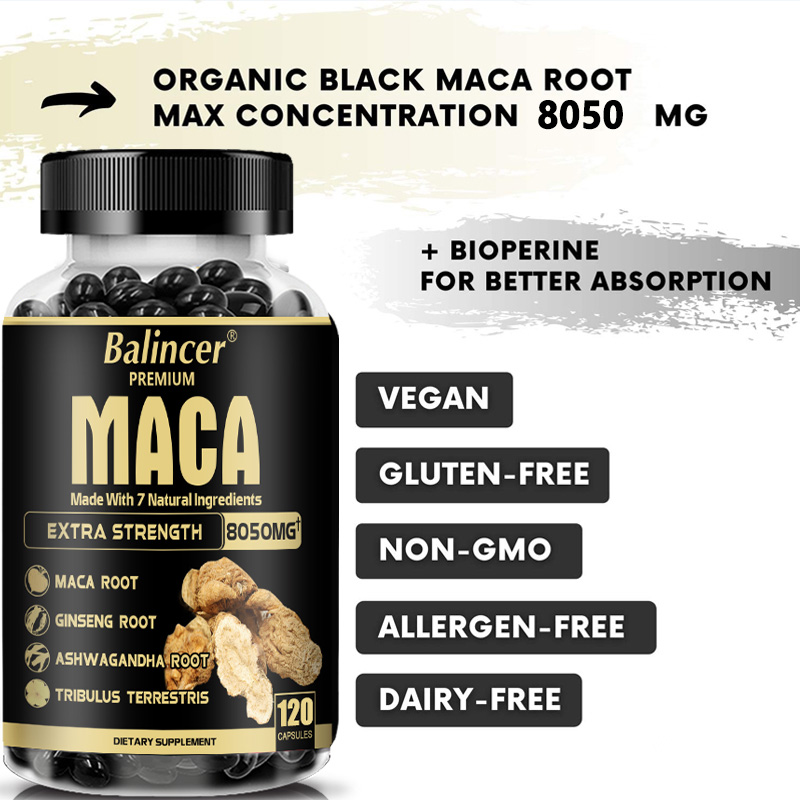 7in1 Premium Maca Root Capsule - Valerian Root Capsule recension och pris