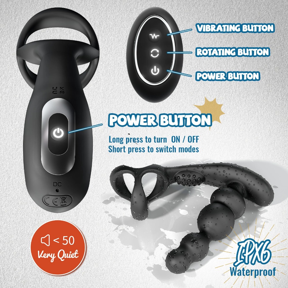 Male Prostate Massager Vibrato - Wellness X recension och pris
