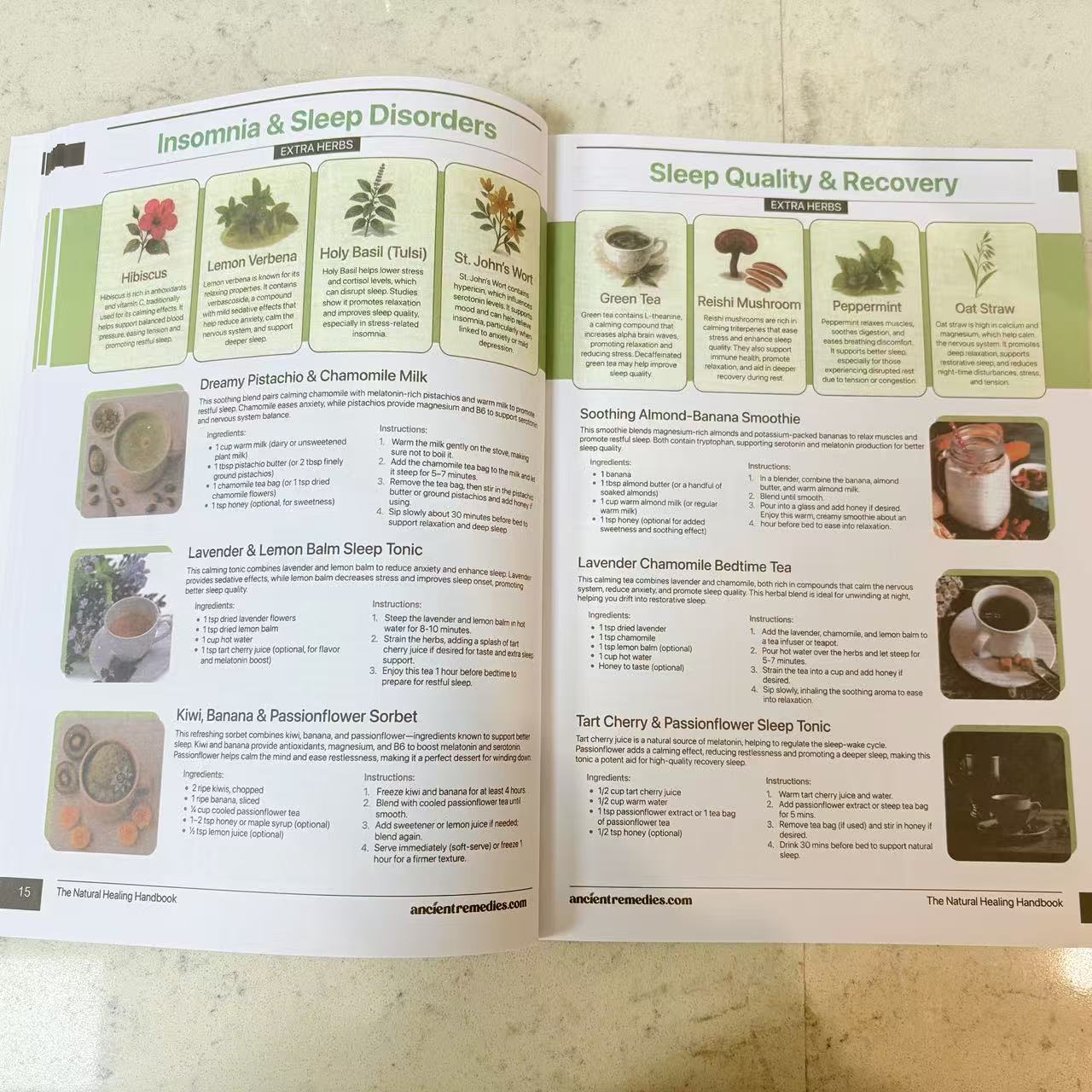 The Natural Healing Handbook,  - Herbal Holistic Wellness recension och pris