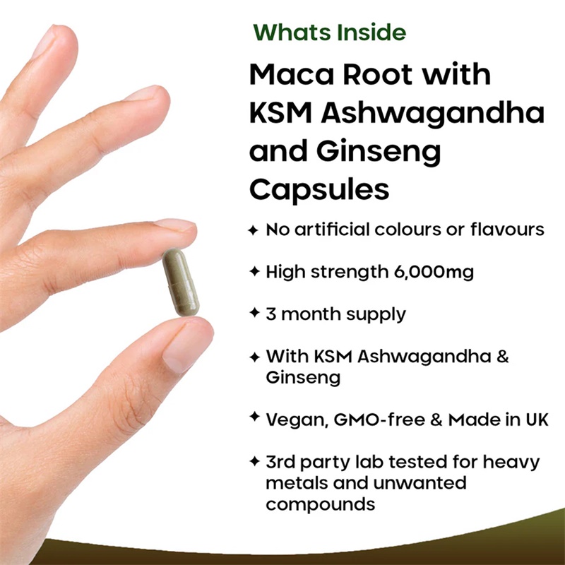Maca Root Supplement - Improve - Valerian Root Capsule recension och pris