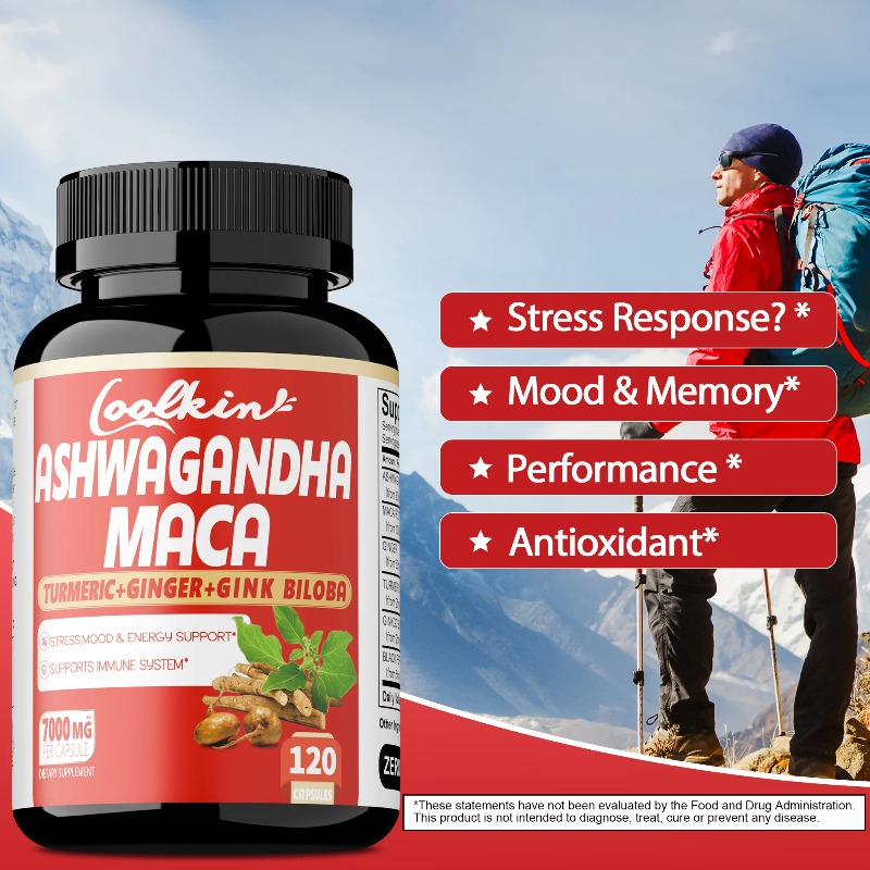 Ashwagandha and Maca Supplemen - Valerian Root Capsule recension och pris