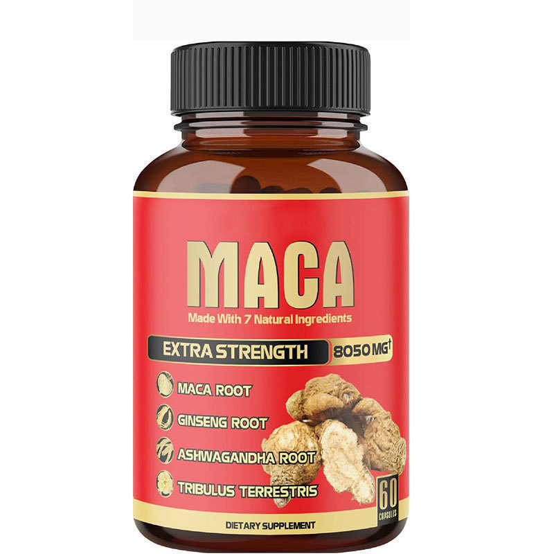 2 Pcs 8050mg Organic Black Mac - Valerian Root Capsule recension och pris
