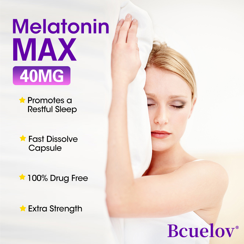 40mg Melatonin Capsules with C - Valerian Root Capsule recension och pris